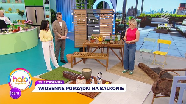 Wiosna zbliża się wielkimi korkami. To idealny czas, aby zadbać o swój balkon. W studiu ''halo tu polsat'' Katarzyna Joda-Wójcik podzieliła się trikami na skuteczne sprzątanie tarasów. Ekspertka wyjaśniła, jak w prosty sposób samodzielnie zrobić domowe środki czyszczące.