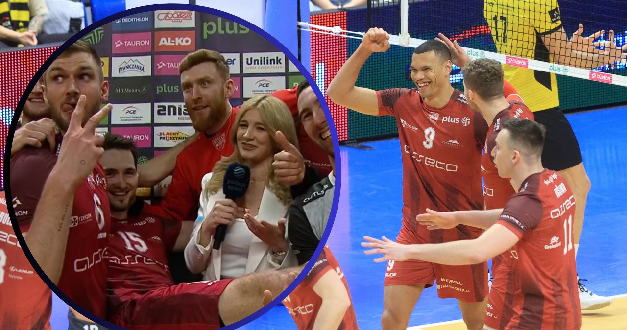 Zaskakujący bohater zadziwił wszystkich. Siatkarze wtargnęli przed kamerę