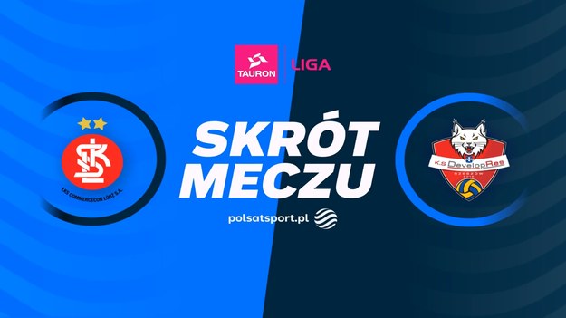 Skrót meczu ŁKS Commercecon Łódź - Developres Rzeszów.