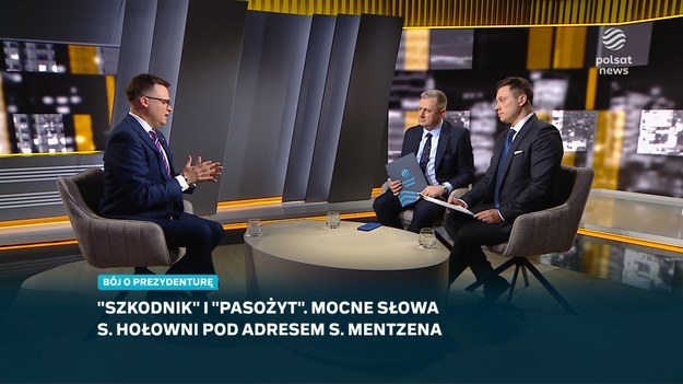 Szymon Hołownia mówił w programie ''Najważniejsze pytania'' o kampanii prezydenckiej, w której bierze udział jako kandydat Trzeciej Drogi. Gdy zapytany został o wpis Konrada Berkowicza z Konfederacji, który wykorzystał sprawę wjechania w tłum samochodu w Niemczech do zaatakowania go, odpowiedział, że post ocenia jako "głupi". - Jeżeli ktoś chce zbudować swoją karierę polityczną na strachu i jeszcze na dodatek buduje tezę, że Trzaskowski lub Hołownia doprowadzają do tego, że ludzie, jak rozumiem z różnych przyczyn, wjeżdżają samochodami w tłum i krzywdzą innych ludzi, to to jest czysty idiotyzm - dodał. Stwierdził przy tym, że jeżeli Polacy nie chcą, aby "limuzyny rządowe jechały prostą drogą na Kreml", nie powinni głosować na Sławomira Mentzena. - To, co oni proponują, to jest kanibalizm społeczny. To świat, w którym silni zjedzą słabych - wskazał.