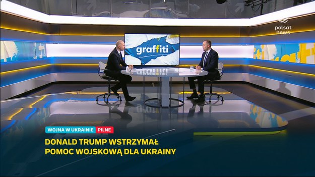 - To wynik braku wdzięczności prezydenta Wołodymyra Zełenskiego i braku umiejętności prowadzenia polityki międzynarodowej - tak Karol Nawrocki skomentował decyzję o wstrzymaniu przez USA pomocy wojskowej dla Ukrainy. Kandydat na prezydenta, wspierany przez PiS, przyznał jednocześnie w "Graffiti", że to "zła informacja" także dla naszego regionu. - Widzę problem w Zełenskim - ocenił Nawrocki.