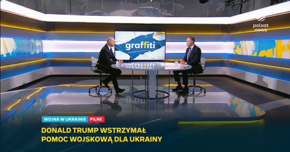 USA wstrzymują pomoc dla Ukrainy. Nawrocki o "braku wdzięczności" Zełenskiego