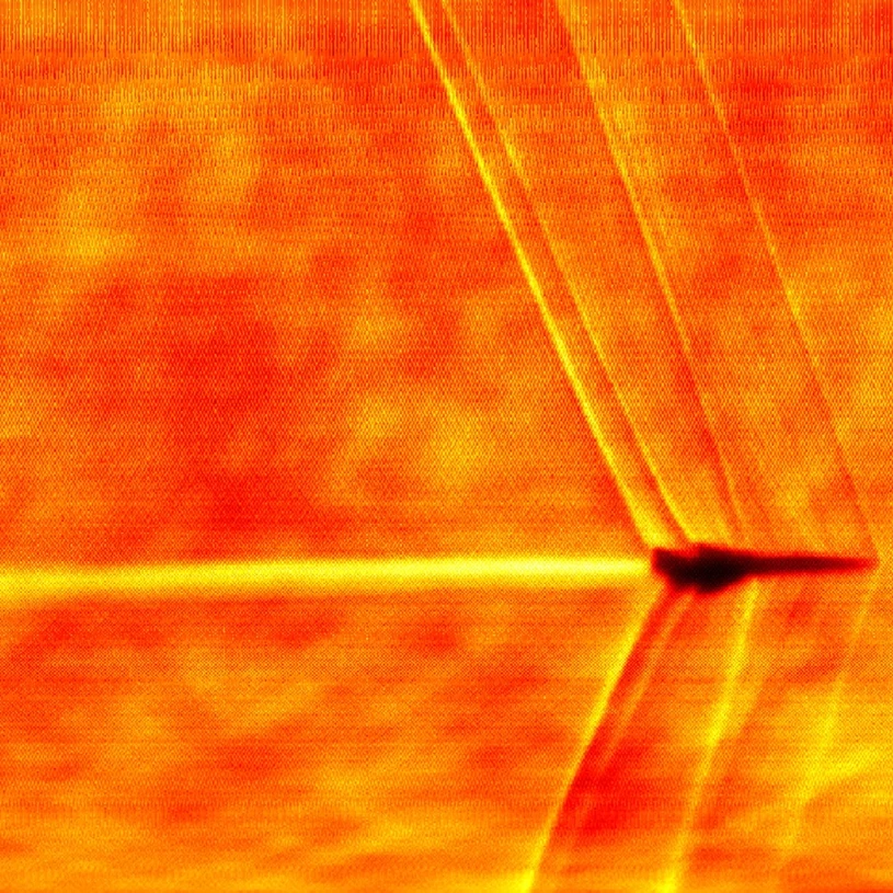 NASA pokazała niesamowite zdjęcie XB-1. "Niewidzialne stało się widzialne"