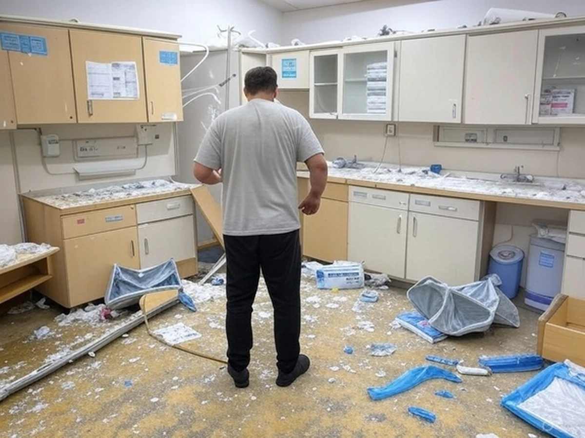 Policyjna interwencja w szpitalu w Ciechanowie (woj. mazowieckie) w związku ze zgłoszeniem dotyczącym agresywnego mężczyzny. Pijany 26-latek, w stanie silnego pobudzenia, zniszczył część wyposażenia szpitalnego. Został zatrzymany i usłyszał zarzut zniszczenia mienia.