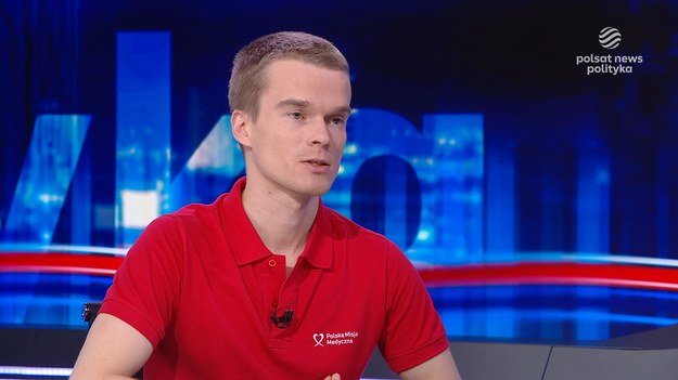 Jakub Belina-Brzozowski z Polskiej Misji Medycznej był gościem Karoliny Olejak w programie "Debata polityczna".