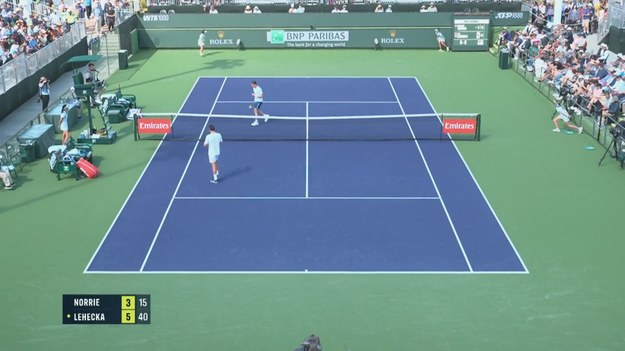 Skrót meczu Cameron Norrie - Jiri Lehecka.