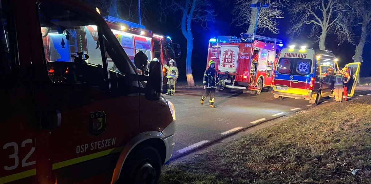 Do tragicznego wypadku doszło w miejscowości Modrze w powiecie poznańskim, gdzie osobówka zderzyła się z hulajnogą. Mimo akcji reanimacyjnej nie udało się uratować życia dwóch osób.