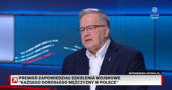 Komorowski o zapowiedzi masowych szkoleń wojskowych: Mnie to, co pan premier mówi absolutnie przekonuje