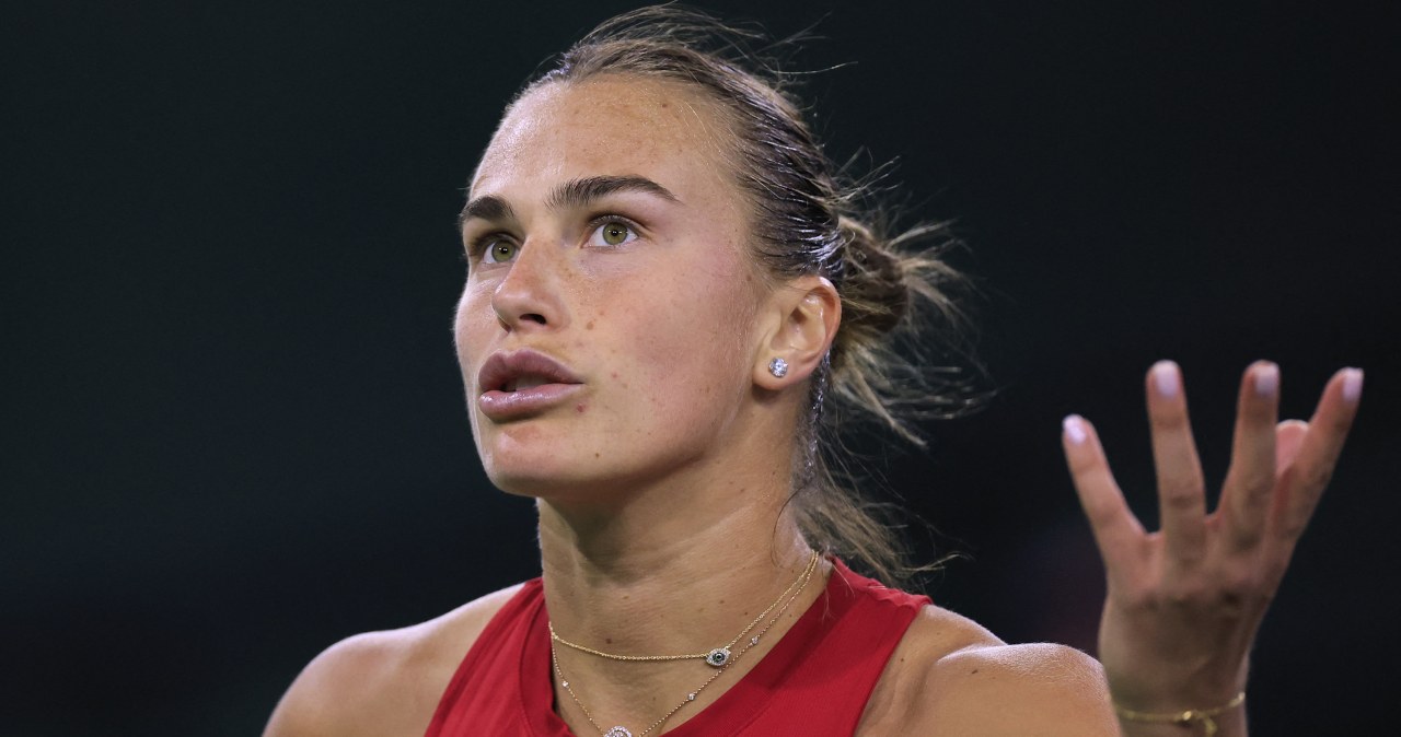 Deklasacja w meczu Aryny Sabalenki w Indian Wells. Pojedynek zakończony po 74 minutach