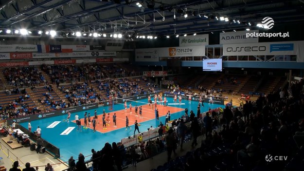 Skrót pierwszego meczu Asseco Resovia Rzeszów - Tours VB z półfinału Pucharu CEV siatkarzy.