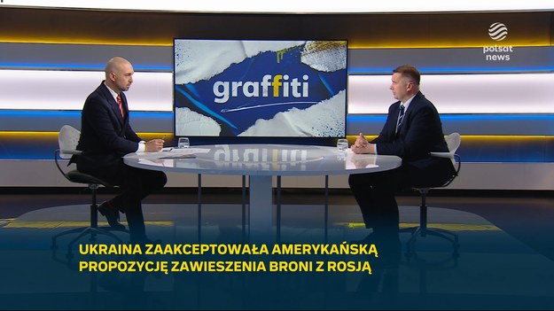 - Tak jest, jak miało być. Trump nie opuści Ukrainy - komentował w "Graffiti" Przemysław Czarnek. W środowym programie polityk odniósł się do amerykańskiej propozycji zawieszenia broni na linii Rosja - Ukraina. - Rosja negocjacyjnie jest postawiona pod ścianą - tłumaczył w rozmowie z Marcinem Fijołkiem.
