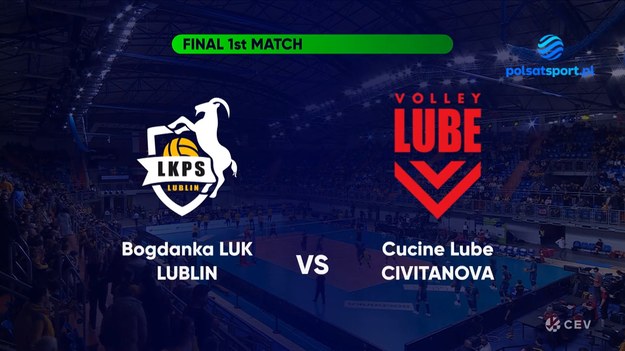 
Skrót pierwszego meczu finału Pucharu Challenge siatkarzy Bogdanka LUK Lublin - Cucine Lube Civitanova.