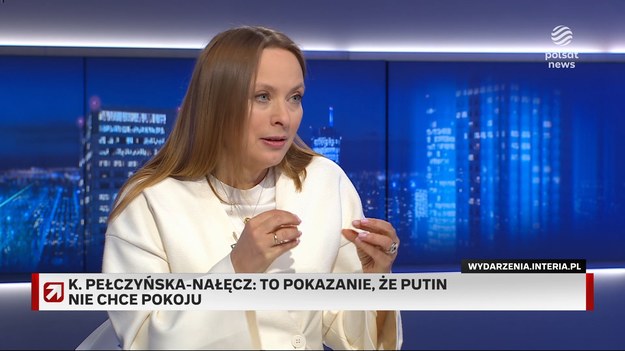 - Putin będzie dalej wojował i rozejm nie jest tym, czego chce i co jest w jego interesie - powiedziała minister funduszy i polityki regionalnej Katarzyna Pełczyńska-Nałęcz. W programie "Gość Wydarzeń" nawiązała do obecności prezydenta Białorusi, Aleksandra Łukaszenki, podczas konferencji prezydenta Rosji.