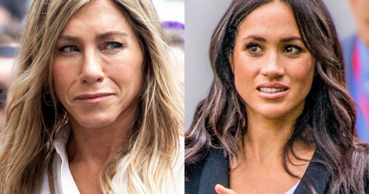 Markle przymila się do gwiazdy "Przyjaciół". Aniston ma się czego obawiać