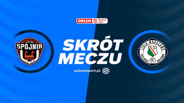 Skrót meczu PGE Spójnia Stargard - Legia Warszawa.