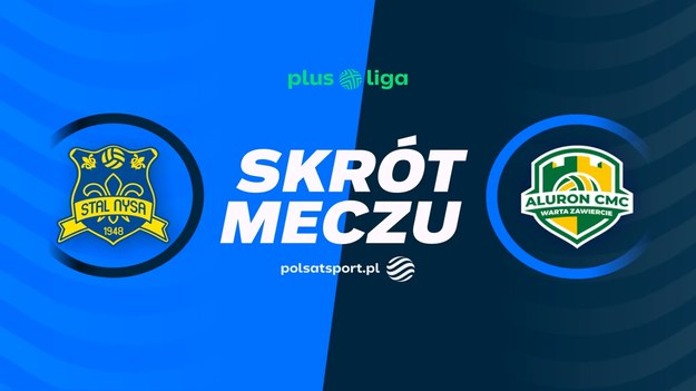 Skrót meczu PSG Stal Nysa - Aluron CMC Warta Zawiercie.