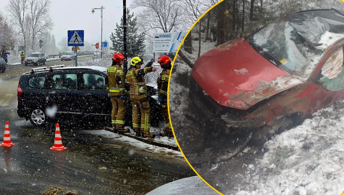 Na Podhalu - w związku z opadami śniegu i pogarszającymi się warunkami pogodowymi - doszło do kilku groźnych wypadków. Jak poinformowała Państwowa Straż Pożarna w Zakopanem, jeden z nich był śmiertelny.