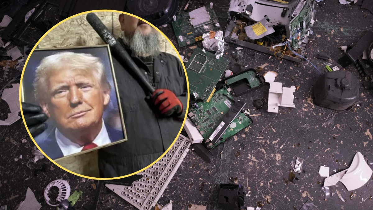 W kanadyjskim Halifaksie jedna z firm, które oferują swym klientom rozładowywanie stresu poprzez niszczenie przedmiotów w "pokojach wściekłości", wprowadziła ofertę specjalną. Nazywa się ona "Rozwal cła" i daje  możliwość zdemolowania zdjęcia prezydenta USA Donalda Trumpa. 