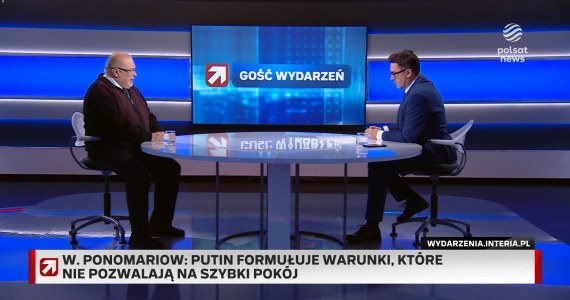 Rosyjski opozycjonista w "Gościu Wydarzeń" o szansie na szybki pokój w Ukrainie