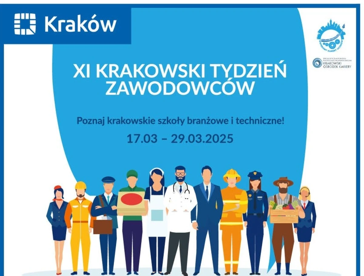 "Poczuj chemię", "Gala złotych gromów", "Pojedynek na smaki" - trwa 11. Krakowski Tydzień Zawodowców. Szkoły techniczne i branżowe prezentują swoją ofertę i próbują przyciągnąć młodych. To największe tego typu miejskie wydarzenie w stolicy Małopolski.

