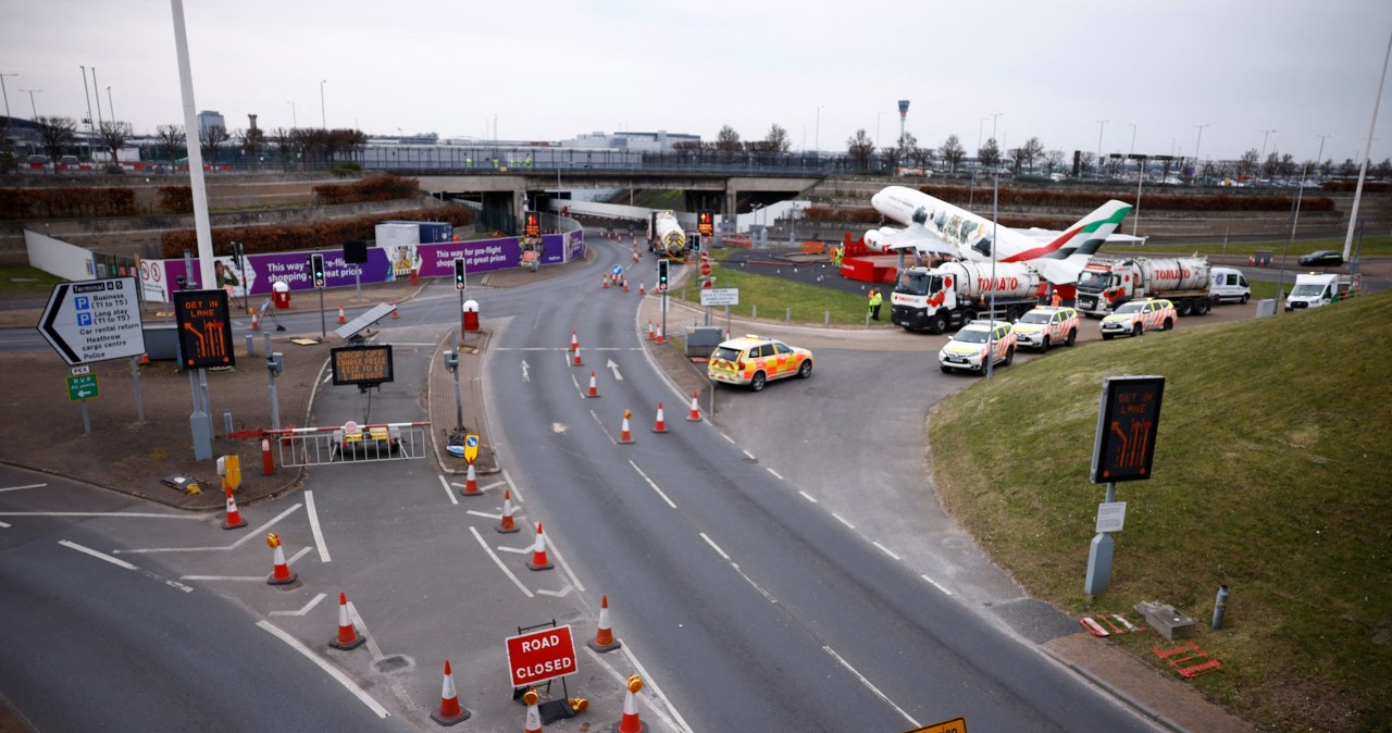 Incydent na największym lotnisku w UK. Mężczyzna zaatakował gazem