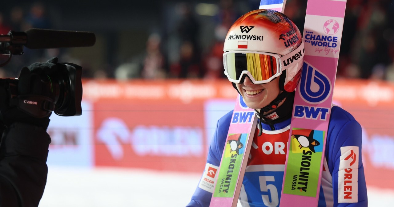 W końcu. Błysk Wąska na skoczni w Wiśle. Na to czekali kibice