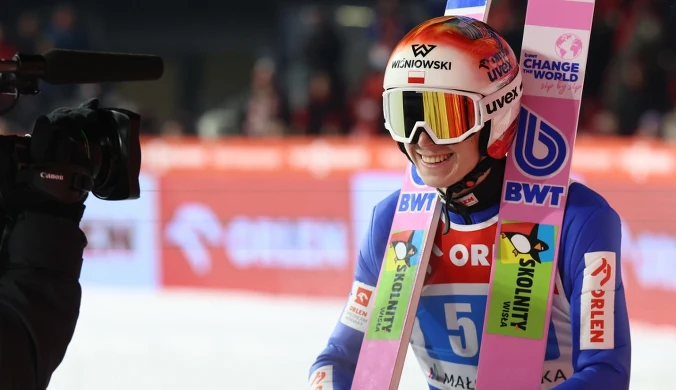 W końcu. Błysk Wąska na skoczni w Wiśle. Na to czekali kibice