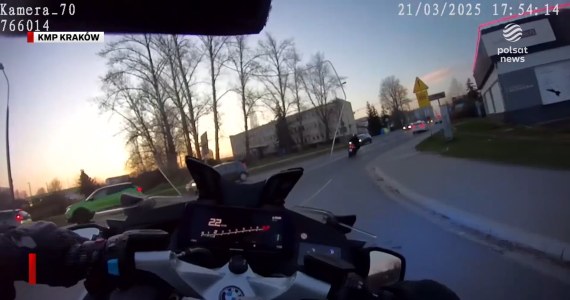 "Wydarzenia": Młody motocyklista uciekał. Dostał 222 punktów karnych i ponad 14 tys. zł mandatu