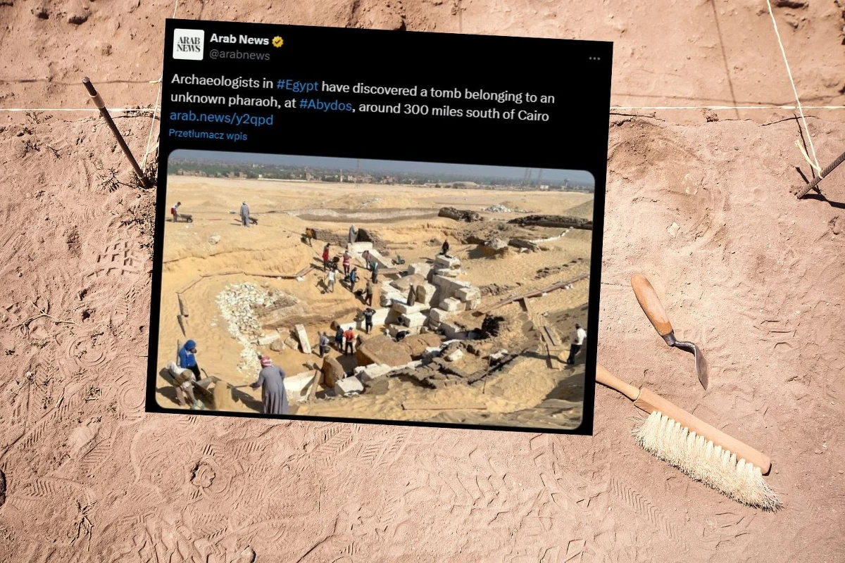 Wyjątkowe znalezisko sprzed około 3600 lat w Egipcie. Archeolodzy odkryli duży grobowiec nieznanego faraona. Chociaż w środku nie odnaleziono wyposażenia i szczątków to - według badaczy - jest to ważne odkrycie.