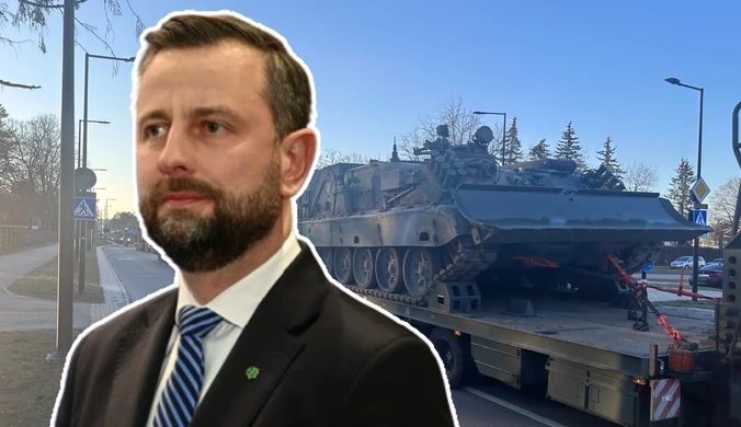 Polscy żołnierze w drodze na litewski poligon. Szef MON pokazał zdjęcia