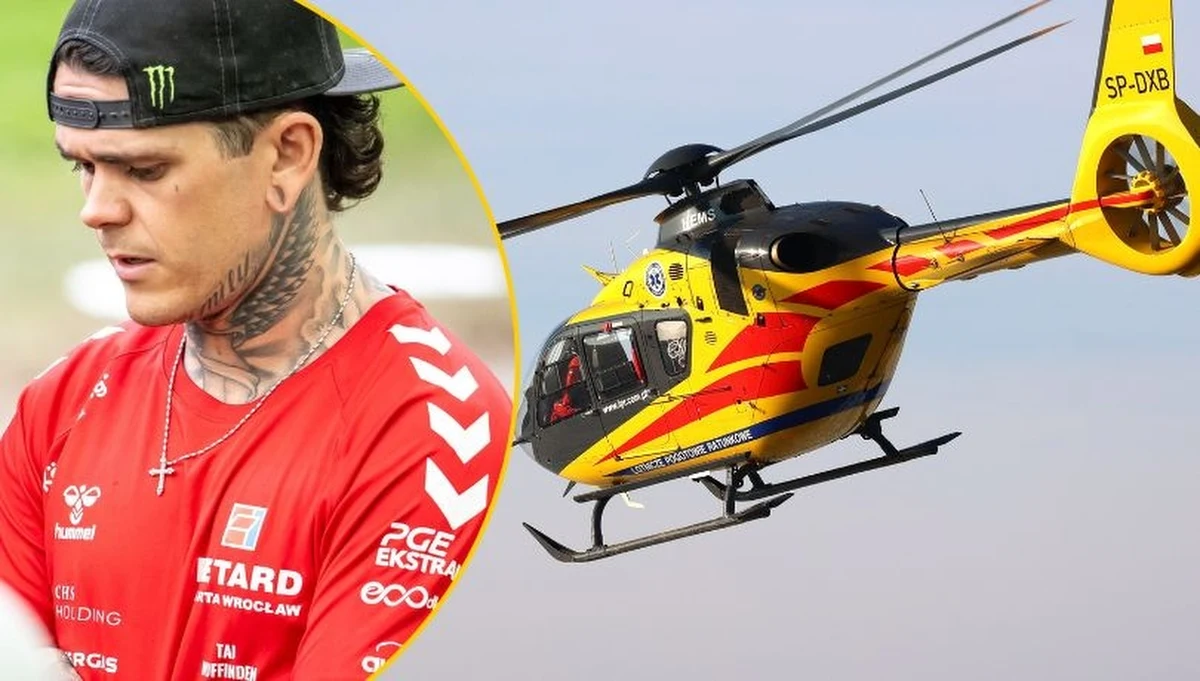 Helikopterem do szpitala w Rzeszowie przetransportowany Tai Woffinden, brytyjski żużlowiec, trzykrotny indywidualny mistrz świata, który uległ makabrycznemu wypadkowi podczas sparingu Cellfast Wilków Krosno z ZKS Stalą Rzeszów w niedzielę. Ma liczne złamania. 