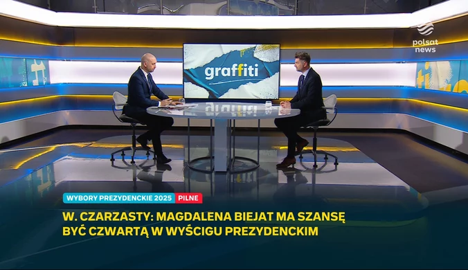 Krzysztof Śmiszek w "Graffiti": Wierzę, że Magdalena Biejat będzie w II turze
