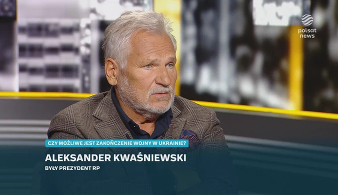 "Najważniejsze Pytania". Kwaśniewski o resetach z Rosją: Naiwność jest fatalną przywarą