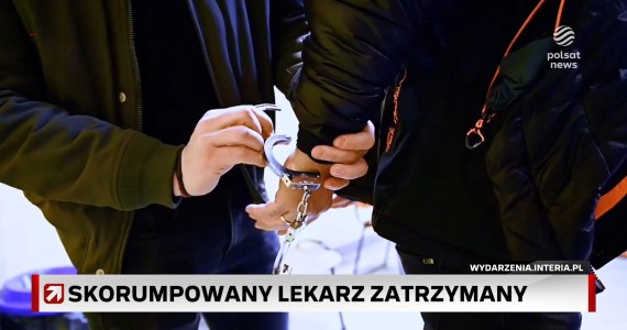 Skorumpowany lekarz zatrzymany