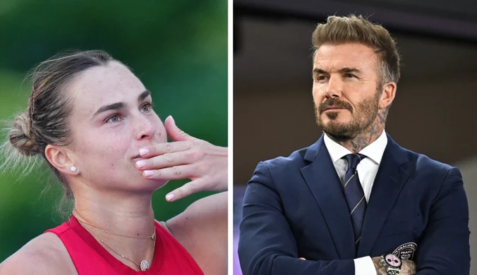 Aryna Sabalenka dostała wyjątkowy prezent. Wręczył go David Beckham