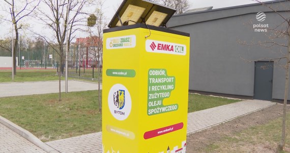 "Wydarzenia": Ekologiczna alternatywa. W Bytomiu stanął pierwszy olejomat
