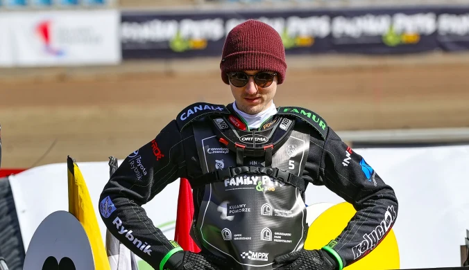 Sceny na meczu polskiej ligi. Maksym Drabik znów dał o sobie znać