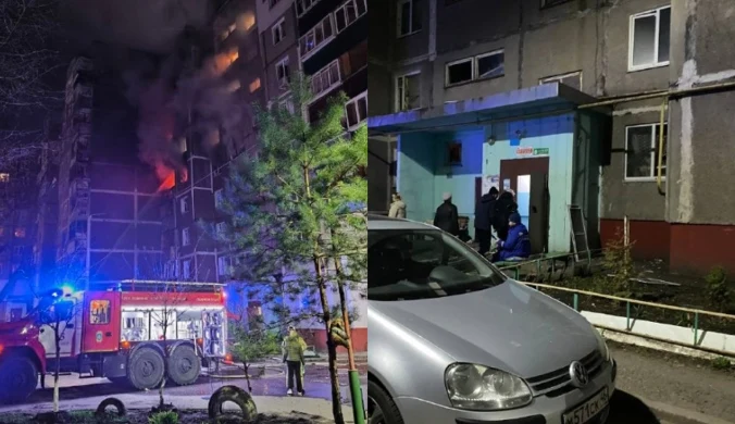 Uderzenie "wrogich dronów". Rosja oskarża o atak