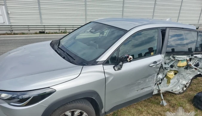 Niebezpieczny wypadek na S7. Kierowca nie znalazł wytłumaczenia