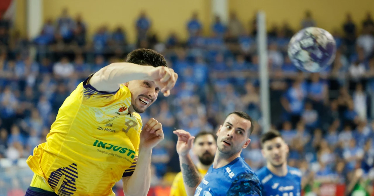 Industria Kielce w meczu z Wisłą Płock