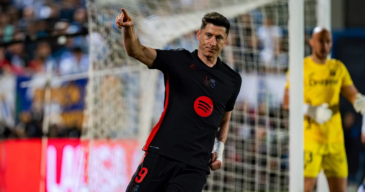 Robert Lewandowski w barwach FC Barcelony