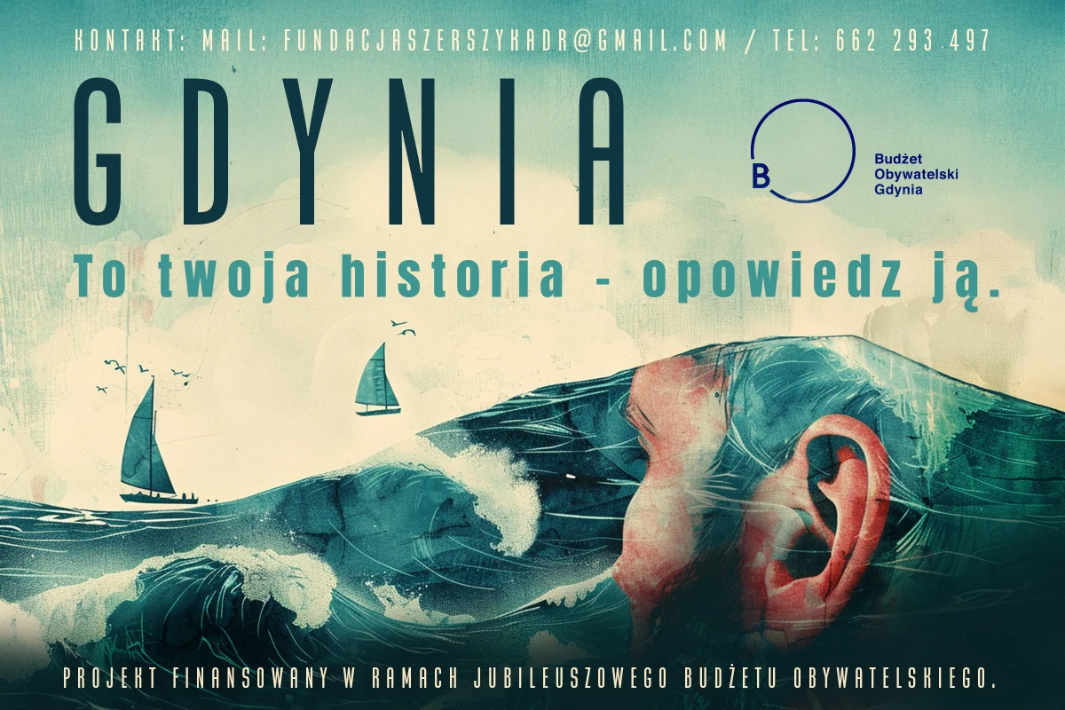 "Gdynio! Opowiedz nam swoją historię" – mówią osoby związane z Fundacją Szerszy Kadr. Podmiot zamierza przygotować film i publikację z okazji 100-lecia Gdyni. "Wspomnienia dziadka, babci, mamy czy taty nie muszą trafić do szafy" – podkreślono, zachęcając do dzielenia się momentami, które warto ocalić od zapomnienia. Projekt powstaje dzięki budżetowi obywatelskiemu.