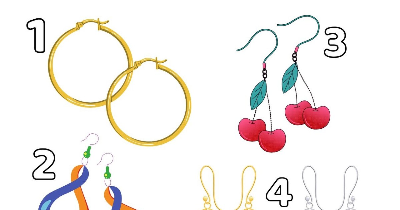 Wybierz jedną parę kolczyków i dowiedz się, jak widzą cię inni