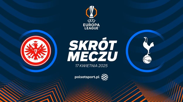 Skrót meczu Eintracht Frankfurt - Tottenham Hotspur.
Pełne mecze Ligi Europy obejrzeć można w kanałach sportowych Polsatu.