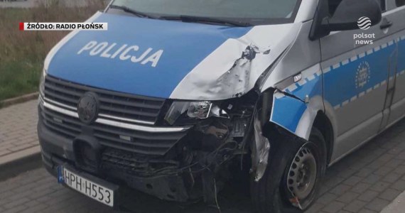 "Wydarzenia": Pijani policjanci wjechali w płot. Jeden miał prawie 2 promile