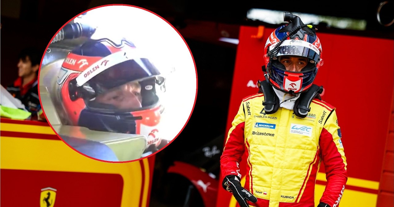 Kubica zapalił się w trakcie treningu. Przerażające nagranie z udziałem Polaka