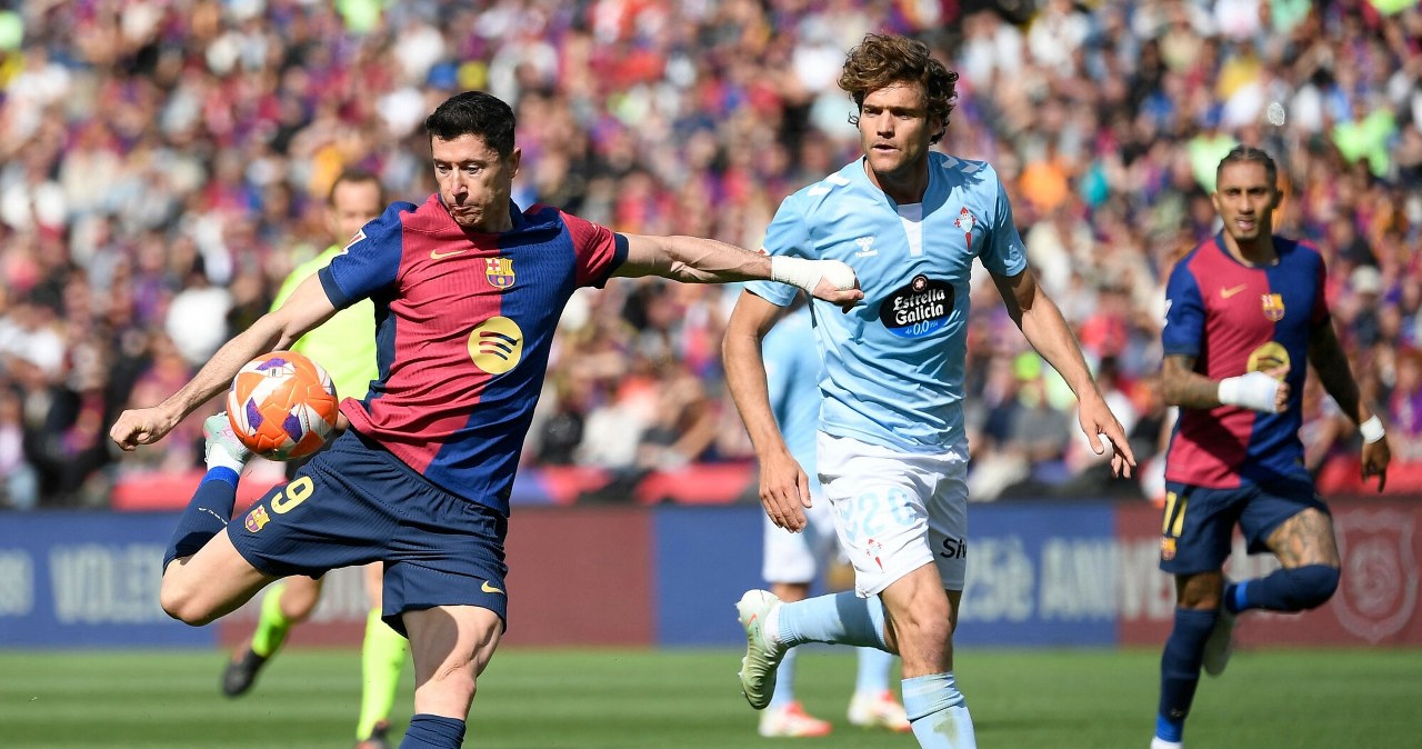 Uraz Lewandowskiego, błąd Szczęsnego. 7 goli w Barcelonie, nokaut w 98. minucie