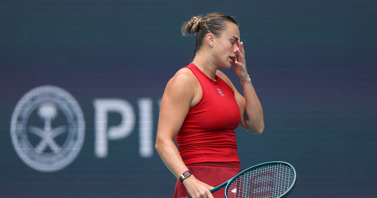 Sceny na korcie, Sabalenka nagle zaczęła błagać. "Proszę, potrzebuję tego"