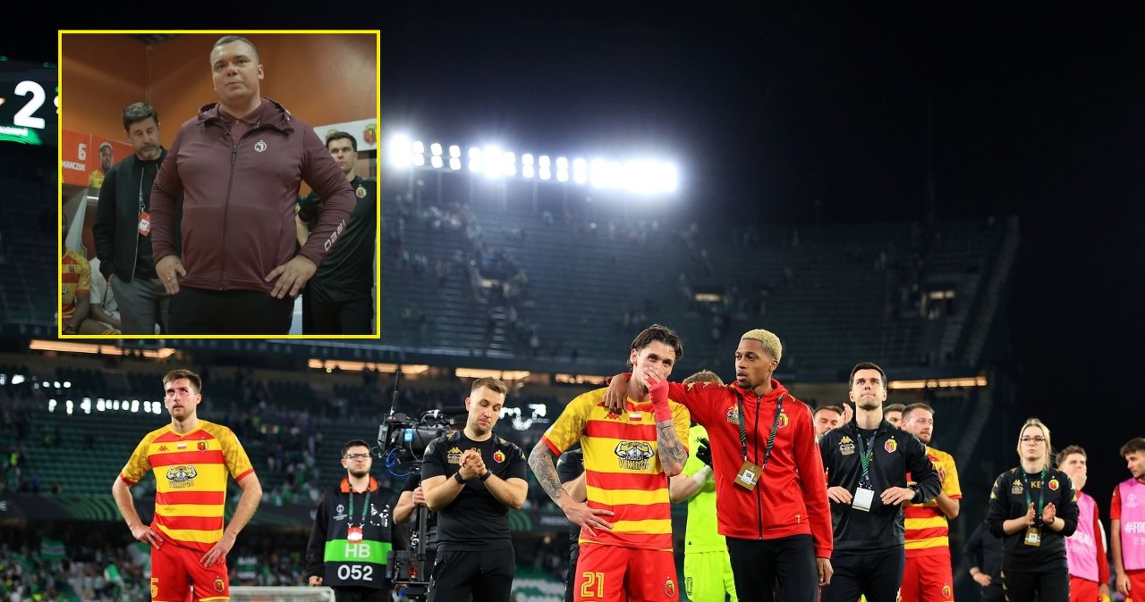 Co za scena w szatni Jagiellonii, ujawnili nagranie. Tak zachował się Siemieniec po meczu z Betisem