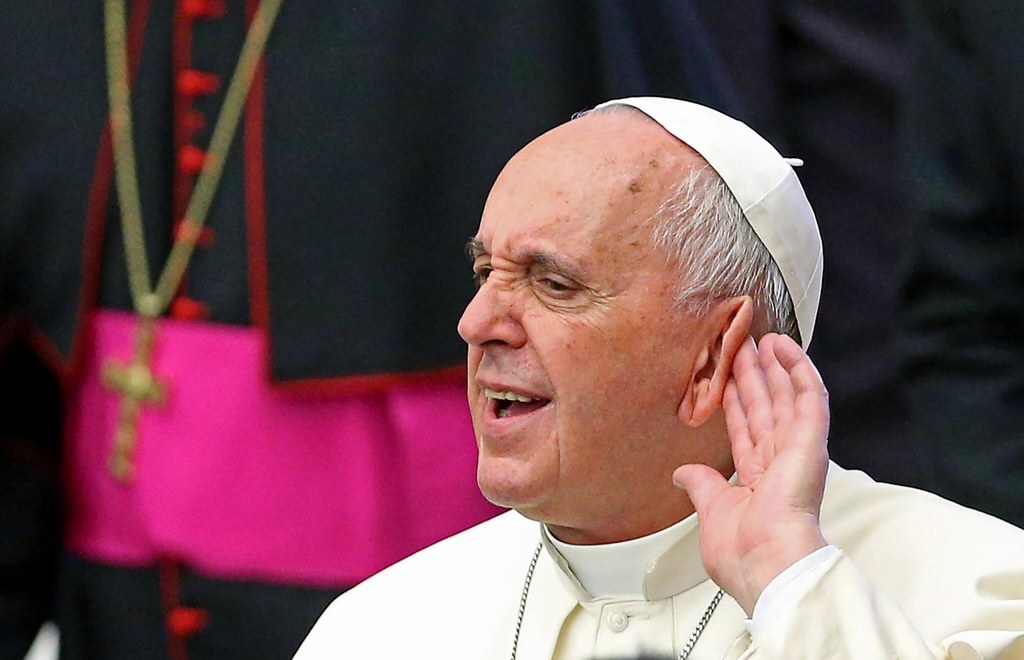 Papież Franciszek na zdj. z 30 kwietnia 2015 r. / fot. ALESSANDRO DI MEO / PAP/EPA ALESSANDRO DI MEO